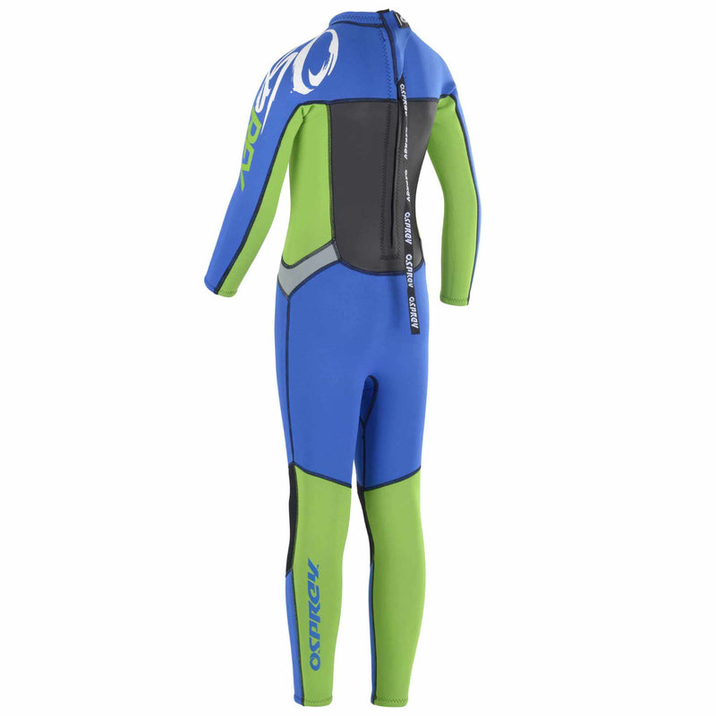 Osprey Kids Full Length 3mm Wetsuit Blue and Green