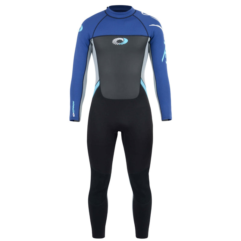 Blue and Navy Long 3mm Wetsuit for Men and Women Unisex