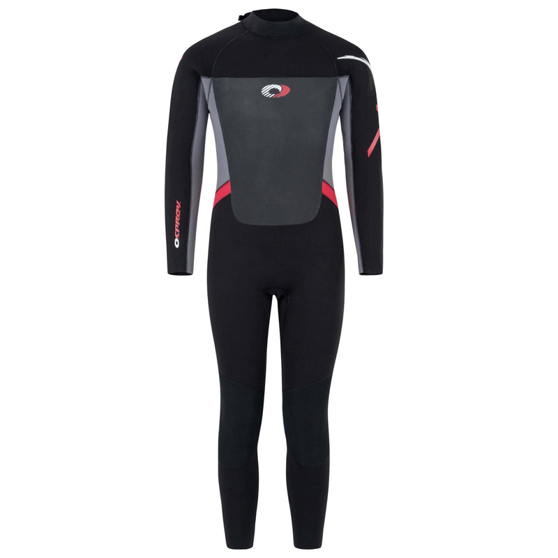 Osprey Kids Full Length 5mm Boys Red and Black Wetsuit