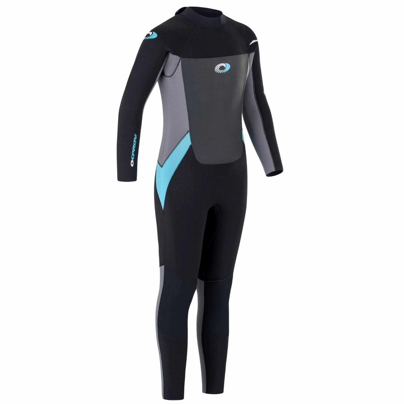 Girls Osprey Full Length Wetsuit 5mm Blue and Black