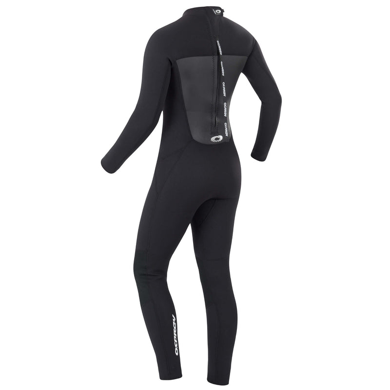 Long Womens Wetsuit 3mm Thickness Black