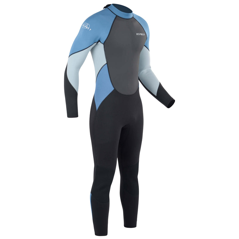 Osprey Long Mens Wetsuit 3mm Blue and Grey
