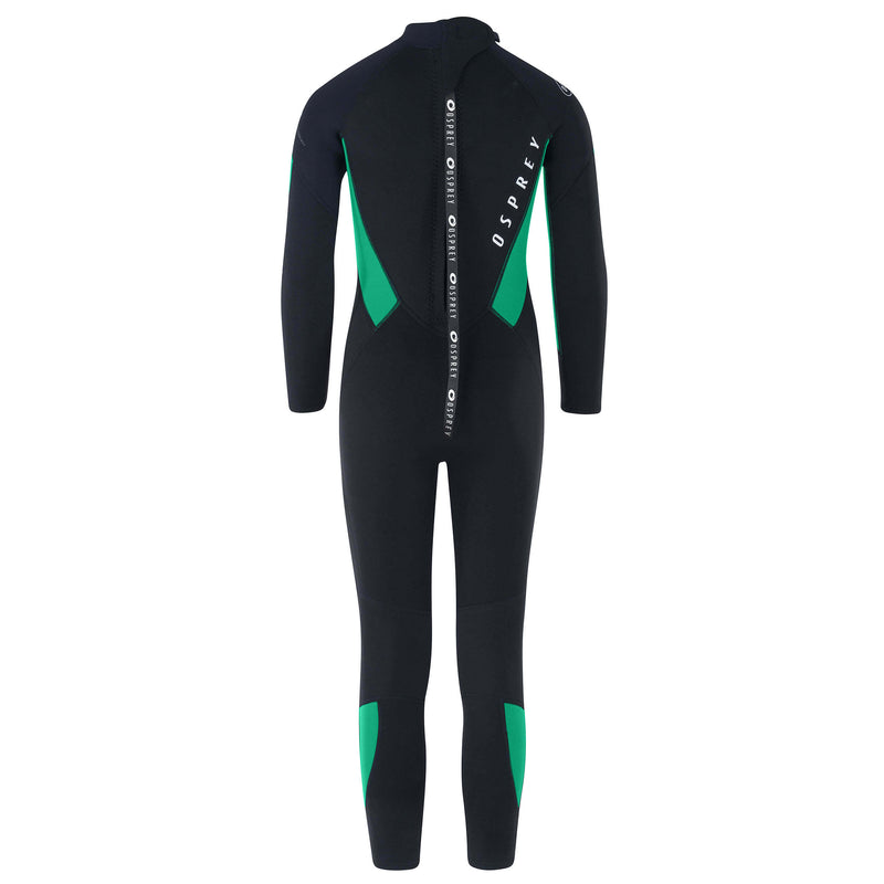 Osprey Kids Wetsuit 3mm Thick Black and Green