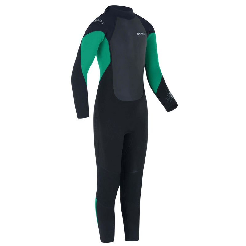 Osprey Boys Green and Black Wetsuit 3mm