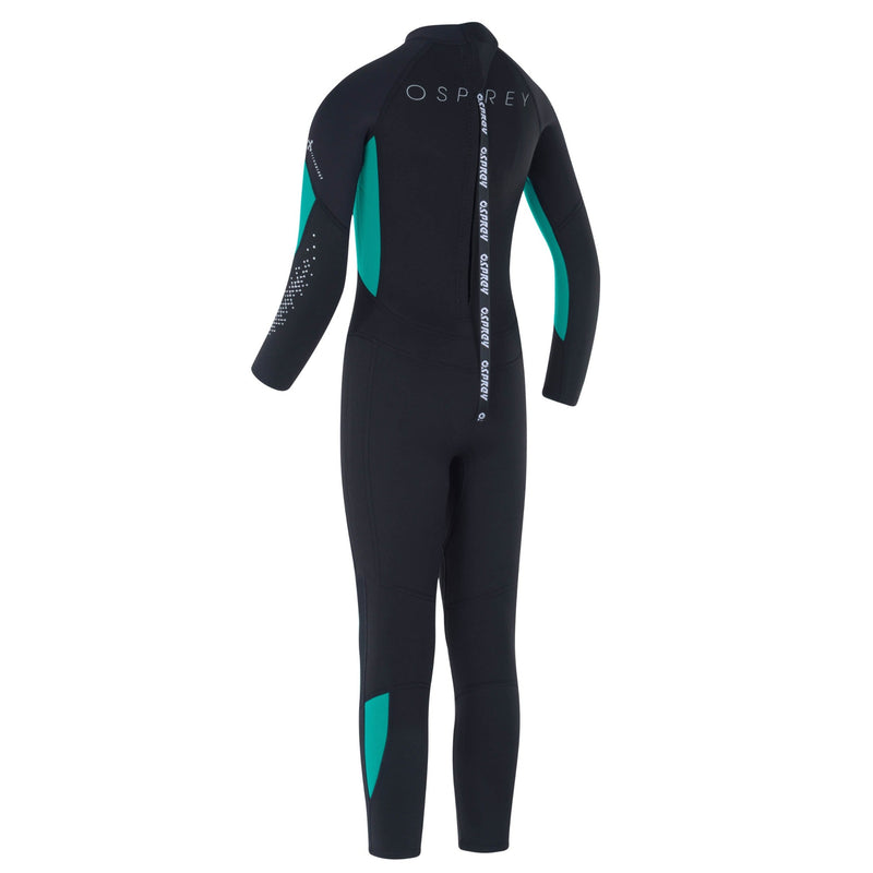 Osprey Teal Wetsuit Unisex Kids Black 3mm