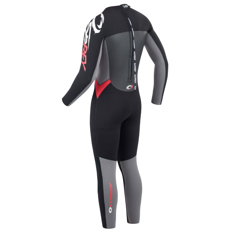 5mm Unisex Wetsuits for Men and Women Red Grey and Black